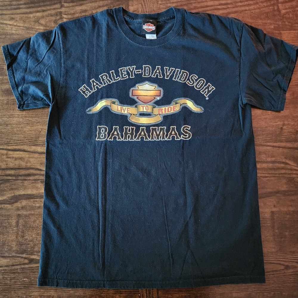 Harley-Davidson Men's Navy Bahamas Tee - Picture 2 of 5